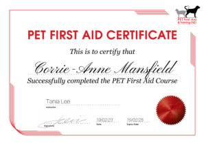 Corrie certificate