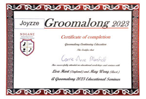 groomalong Certificate